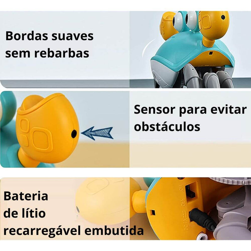 Caranguejo Divertido - com Sensores Bate-volta