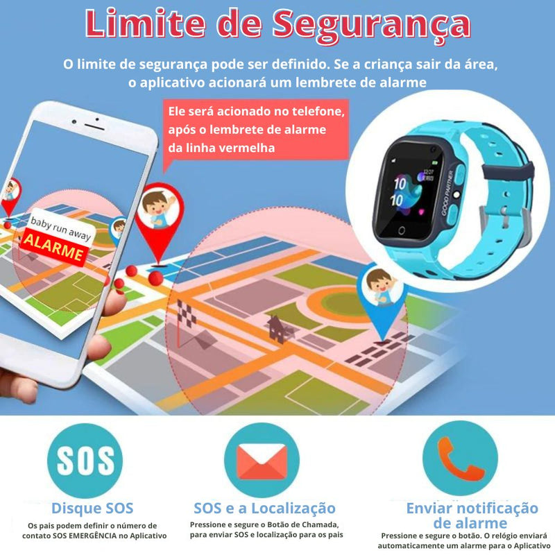 Smartwatch SOS Kids - unissex