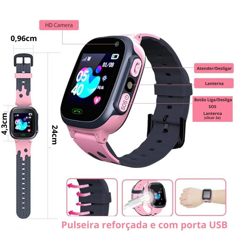 Smartwatch SOS Kids - unissex