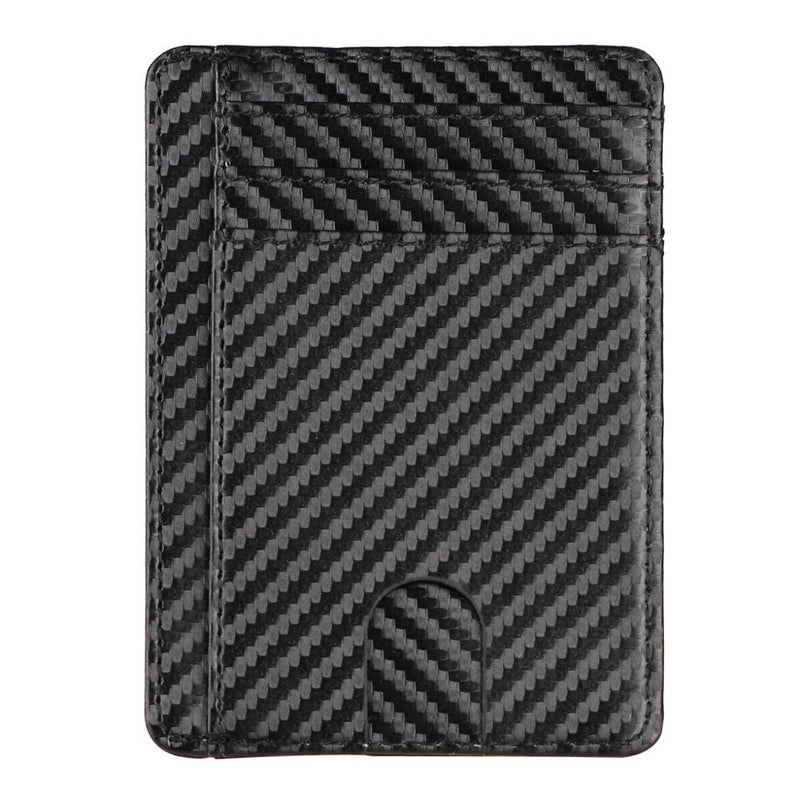 Carteira Minimalista Slim com Proteção RFID - Carbon Wallet® - Fibra de Carbono® - Online USA Shops