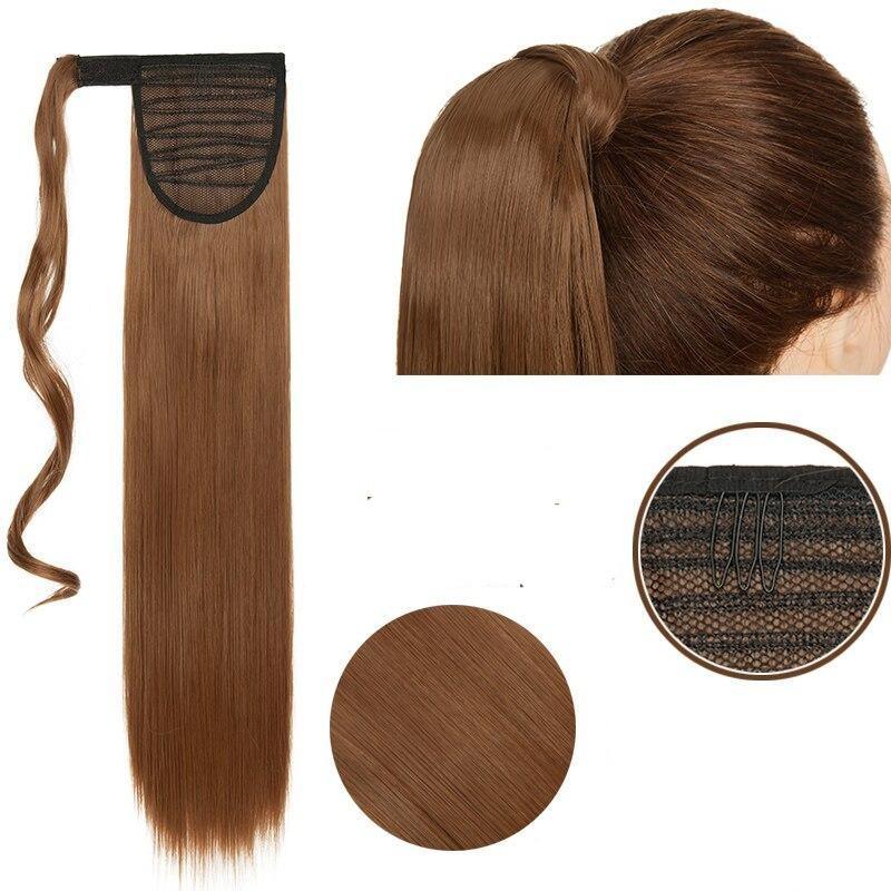 Aplique Rabo de Cavalo Extensão- 58cm e 83cm - Long Natural Hair - Online USA Shops