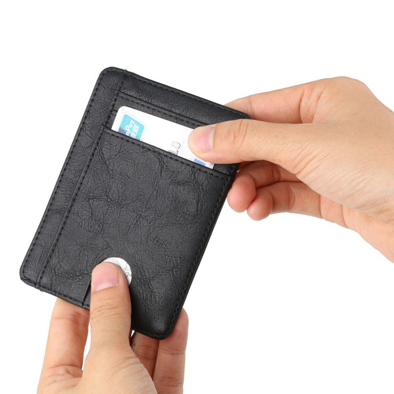 Carteira Minimalista Slim com Proteção RFID - Carbon Wallet® - Fibra de Carbono® - Online USA Shops