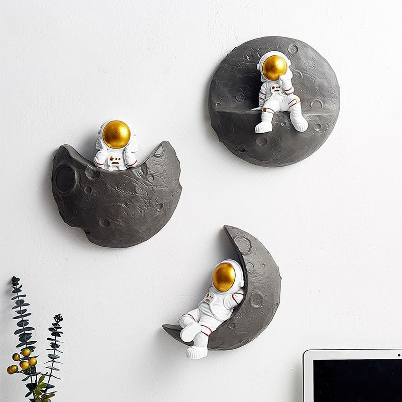 Astronauta de Parede Nordic Sculpture