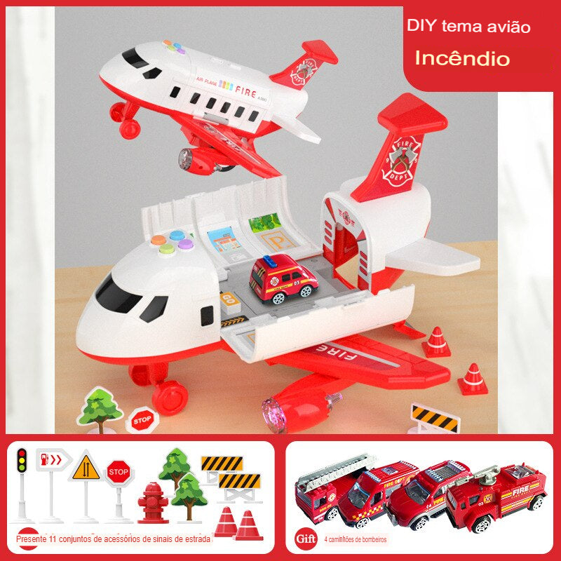 Avião de Brinquedo Puzzle Multifuncional