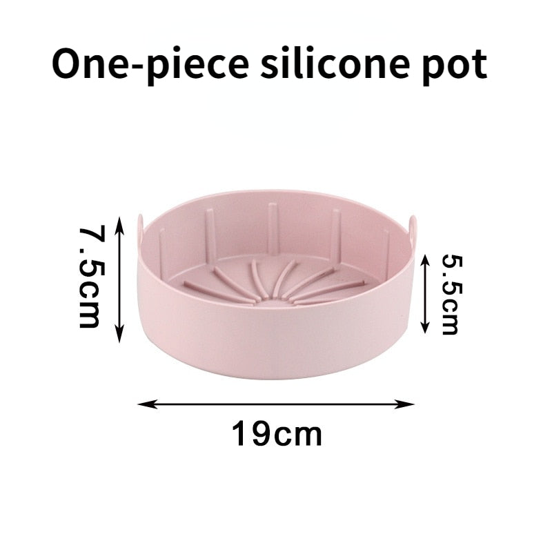 Forma de Silicone - Para Air Fryer e Microondas